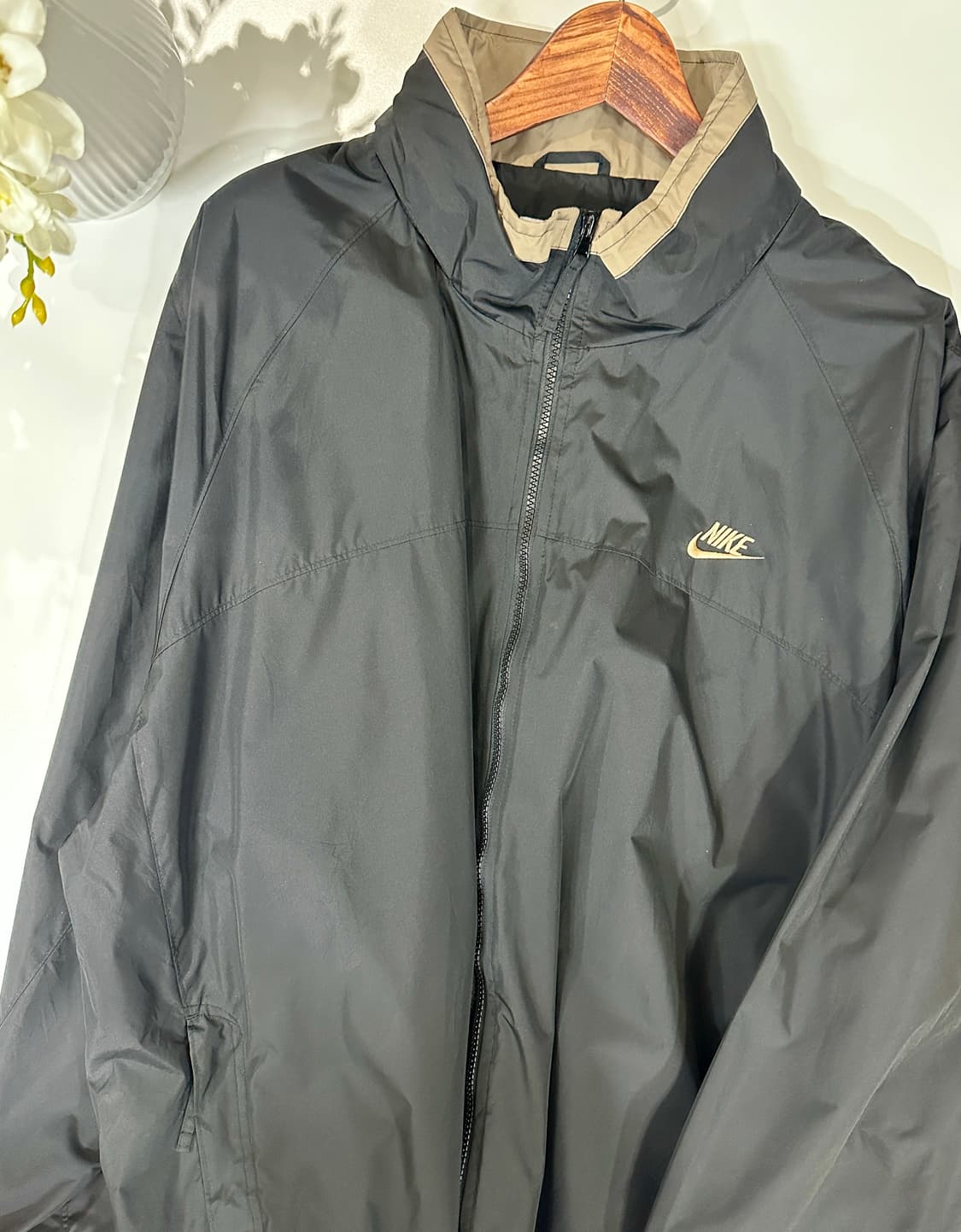 나이키 빈티지 90s 오버핏 바람막이 자켓 USA 롱 자켓  상품이미지1