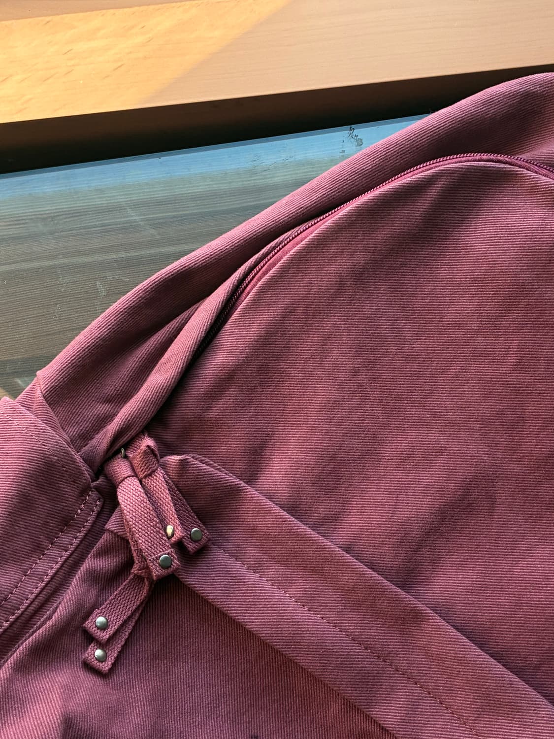 레더리 바시티 코튼 백팩 [PINK] 판매 상품이미지9