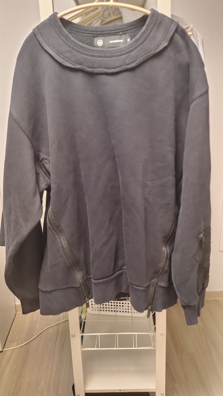 GU X UNDERCOVER 더블테크 지퍼 맨투맨 XL 상품이미지1