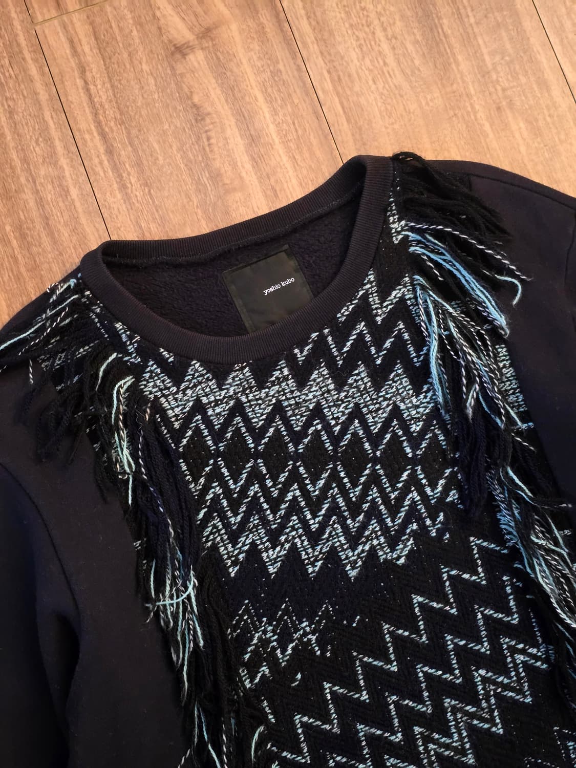 Yoshi Kubo 요시오 쿠보 지그재그패턴 스웨트셔츠 4 상품이미지2