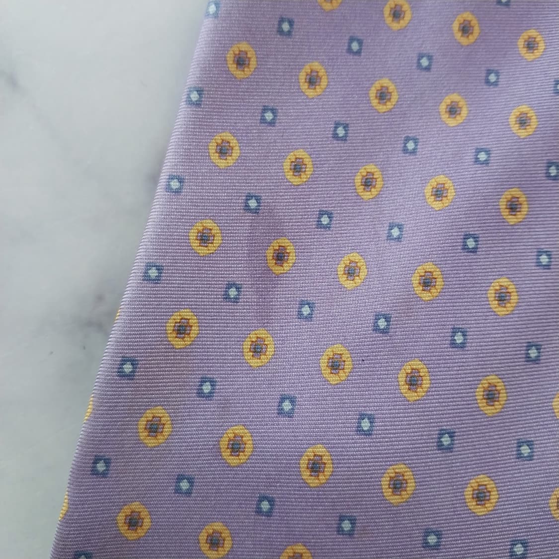 앤드류스 타이 실크 퍼플 도트 패턴 넥타이 9cm A등급 K1734
 상품이미지9