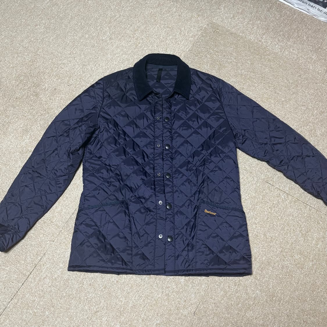 바버 리버스데일 퀼팅자켓 네이비 L 상품이미지2