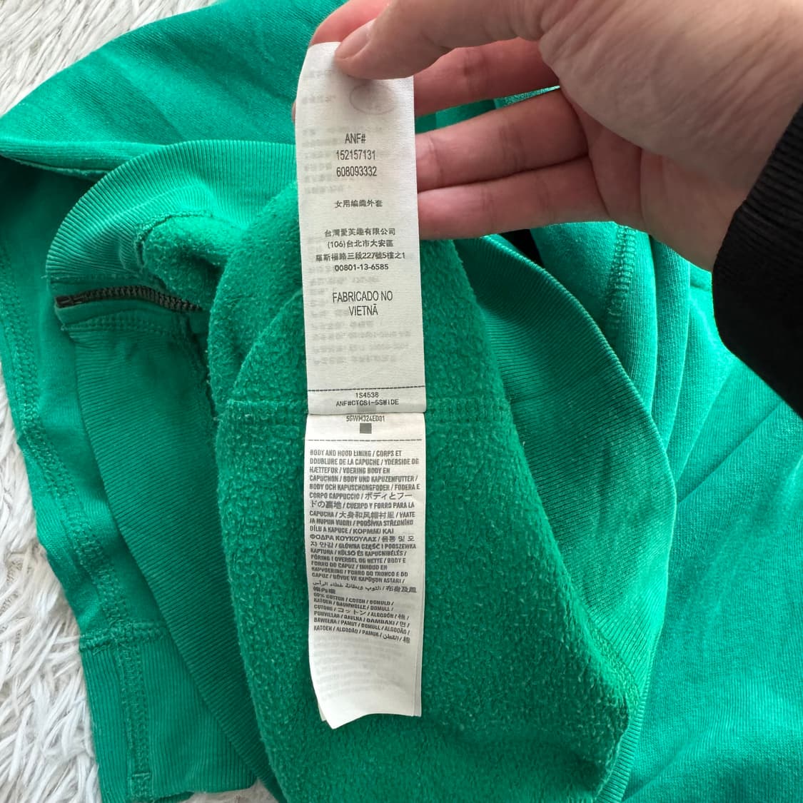 ABERCROMBIE 일본빈티지 후드집업 아베크롬비 노드 모리걸 L 42 상품이미지8