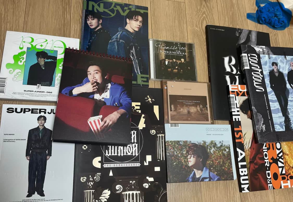 슈퍼주니어 굿즈 앨범 시그 포스터 포카 엽서 1~12집 디앤이 로꾸거 상품이미지3