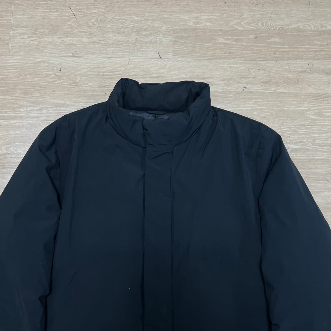 탑텐 덕다운 스탠드넥 미디엄 패딩 코트 [네이비] 2XL/110 상품이미지2