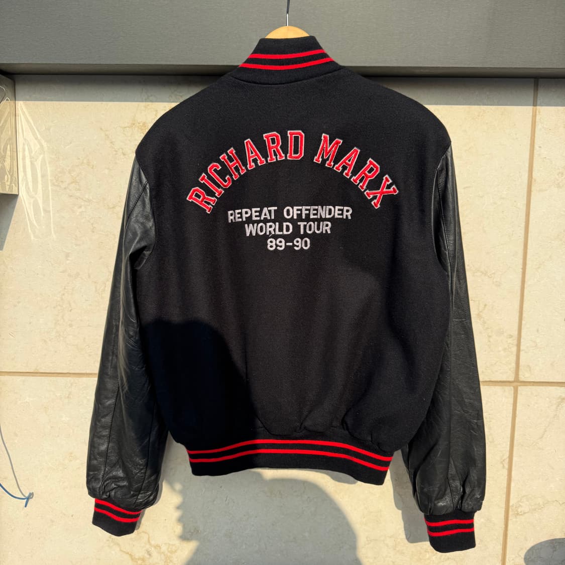 89년도 RICHARD MARX World Tour Varcity  상품이미지2