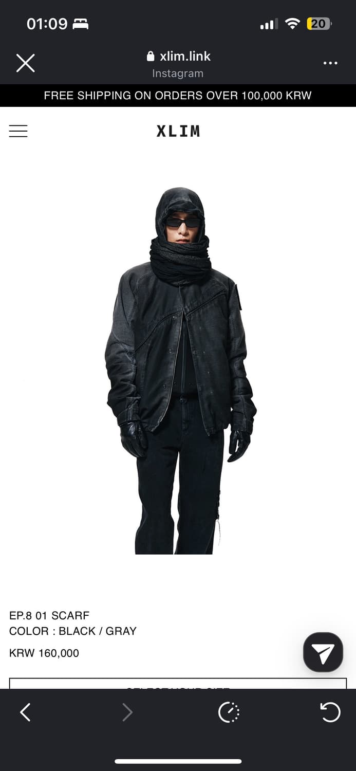 Xlim ep.8 01 scarf  상품이미지5