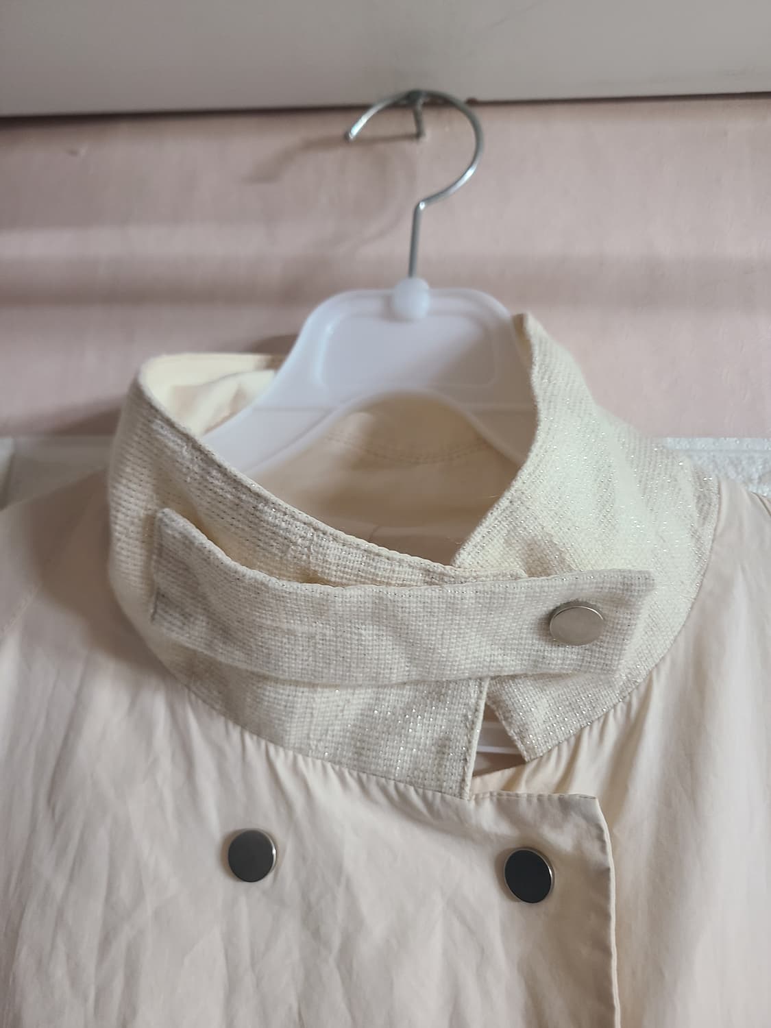 SYSTEM 아이보리 롱 자켓(55-66) 상품이미지4