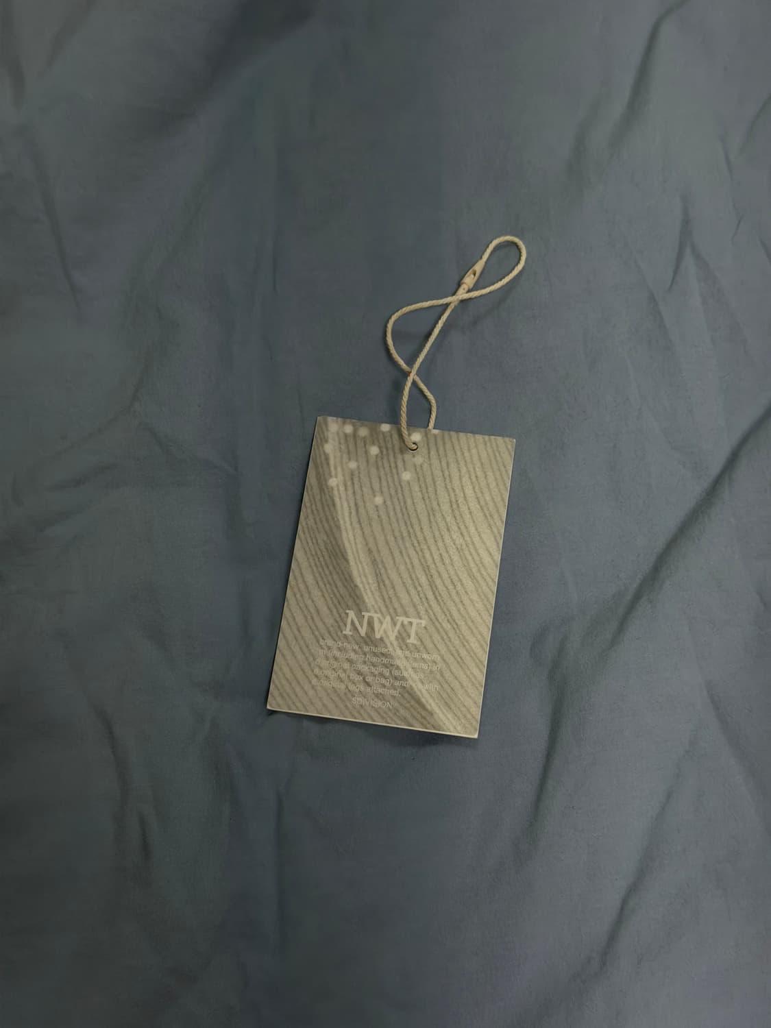 NWT 엔더블유티 90s 옥스포드 볼캡 블랙 상품이미지8