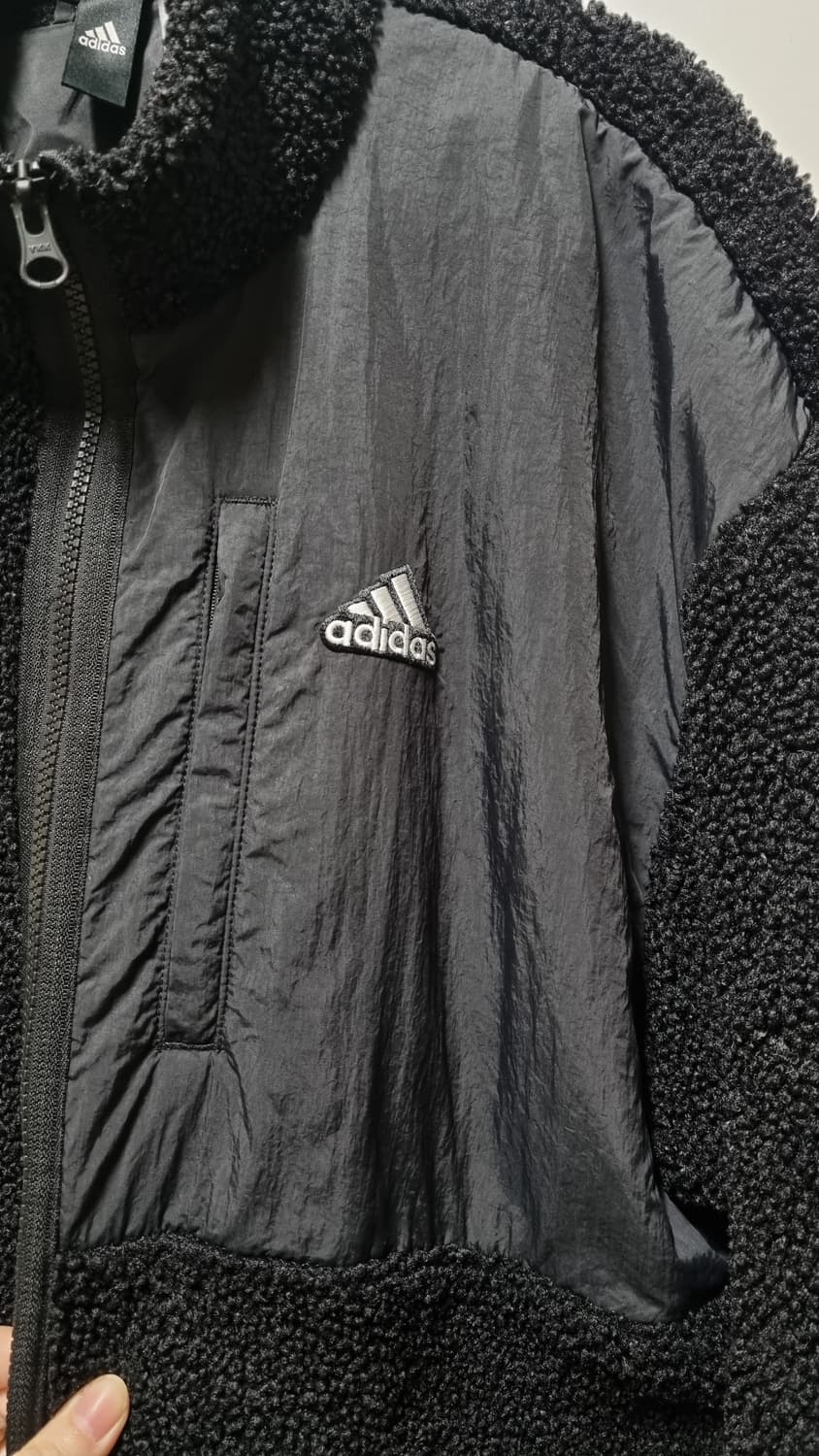 아디다스 양털 플리스 오버핏 점퍼 상품이미지6