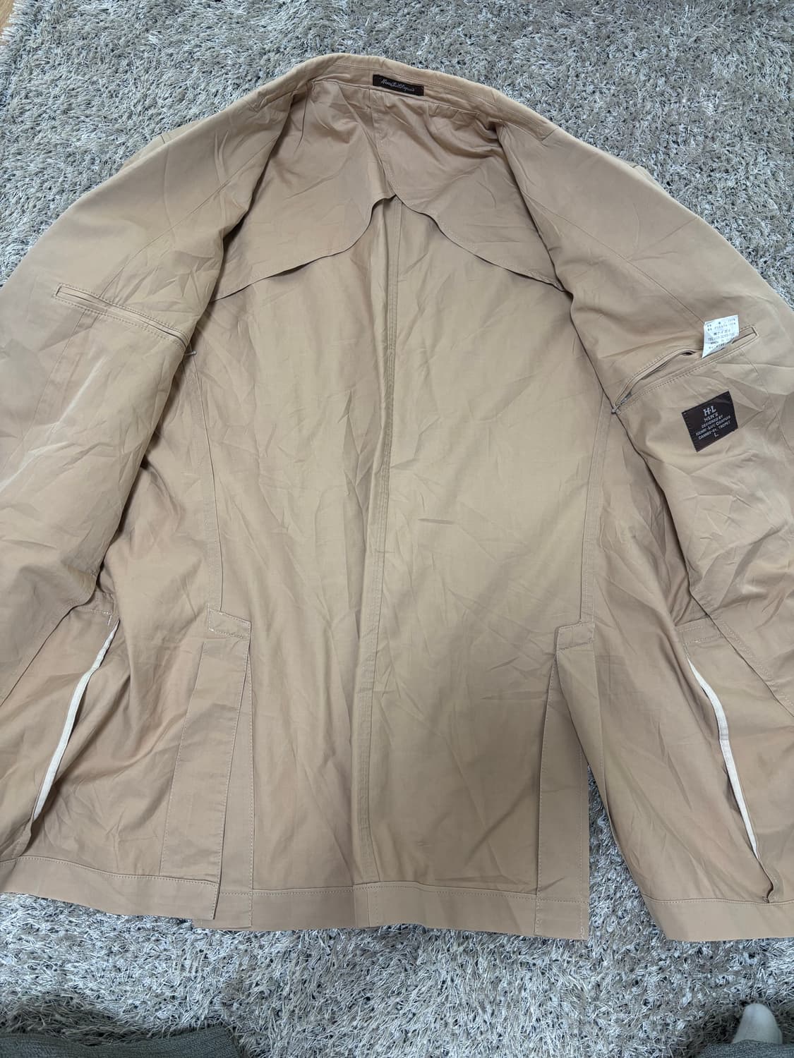 일본판 HL 면 블레이저 사이즈 105 상품이미지6