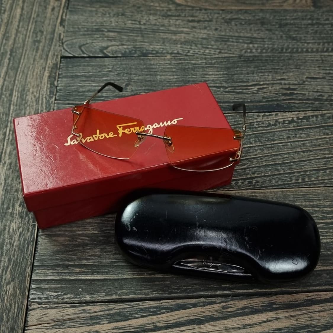 [살바토레 페레가모] 빈티지 긱시크 선글라스 P01224 상품이미지1