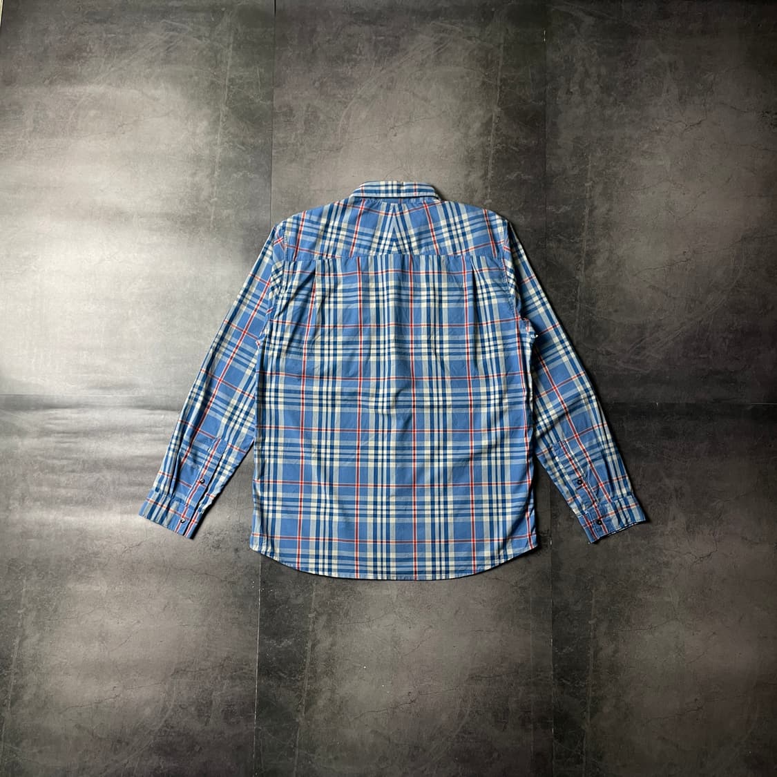 THE NORTH FACE 노스페이스 빈티지 블루 체크셔츠 A00515 상품이미지6