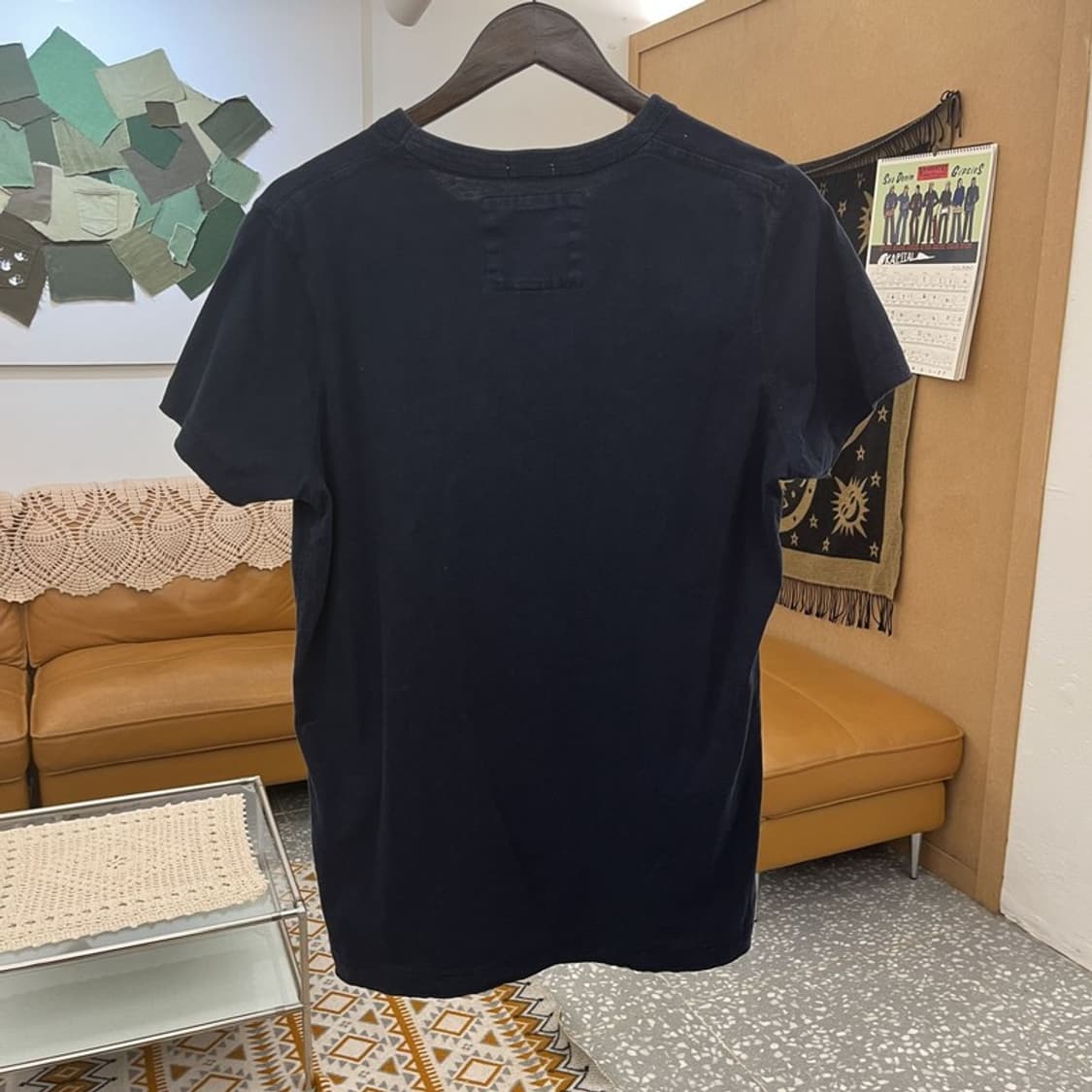 아베크롬비 빈티지 레트로 데미지로고 반팔티 L C11106 상품이미지4