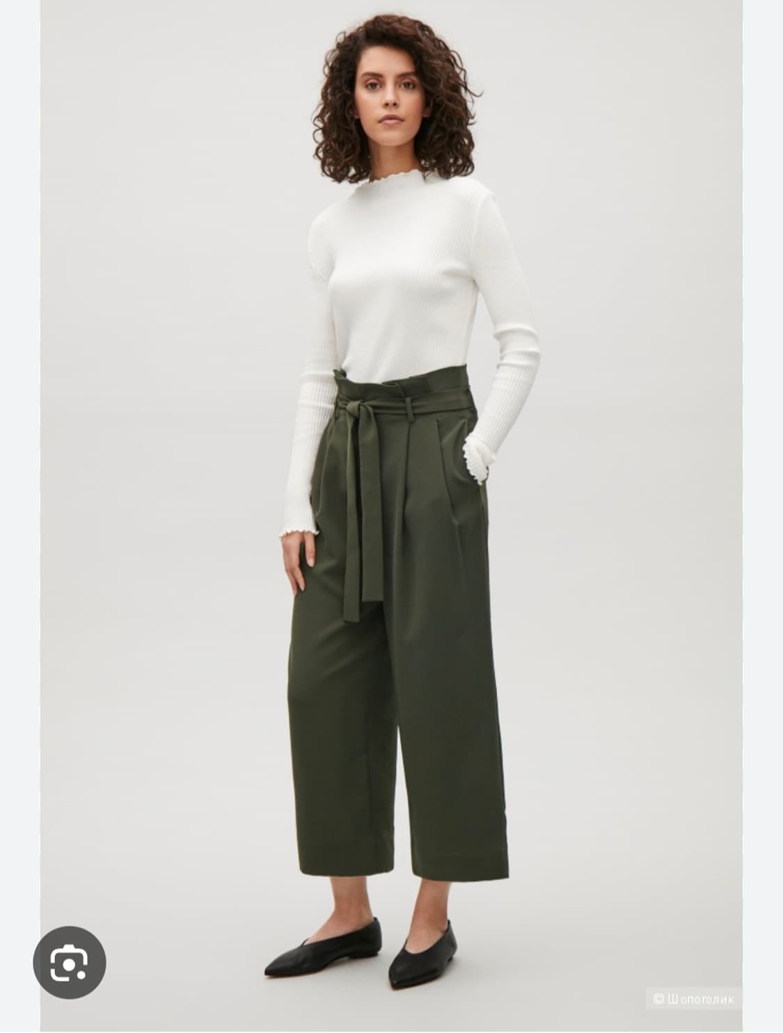 Cos 벨티드 와이드 팬츠 EUR 32 상품이미지9