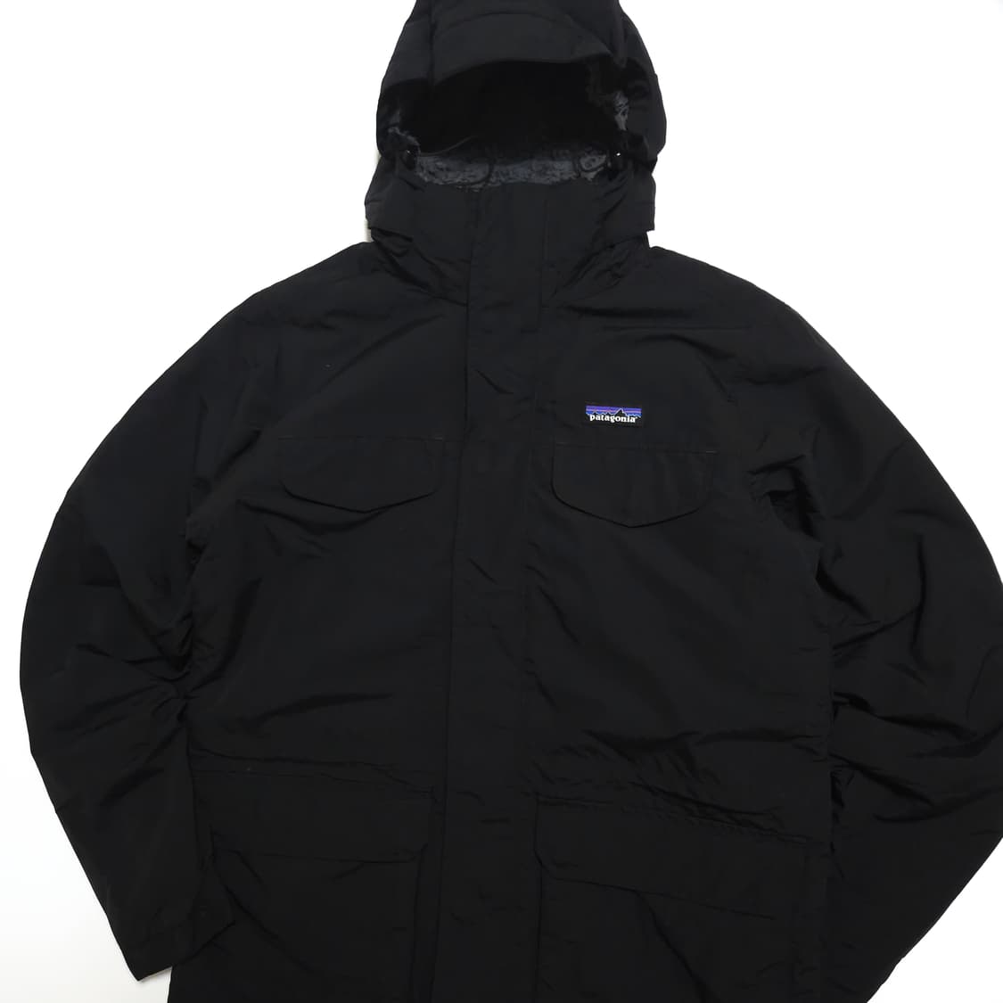 파타고니아 이스머스 쉐르파 파카 자켓 블랙 상품이미지3