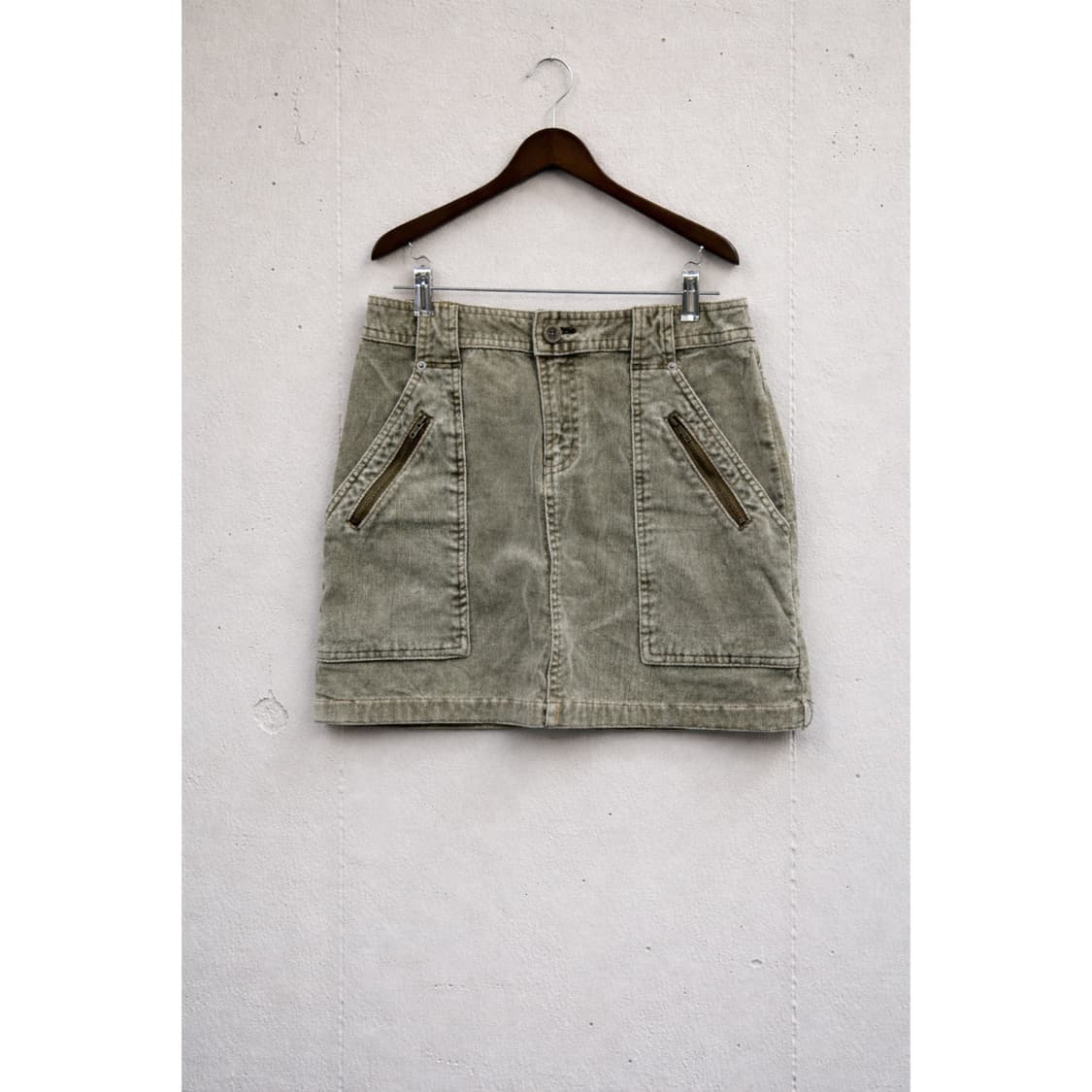 빈티지 워싱 포켓 미니 스커트 상품이미지2