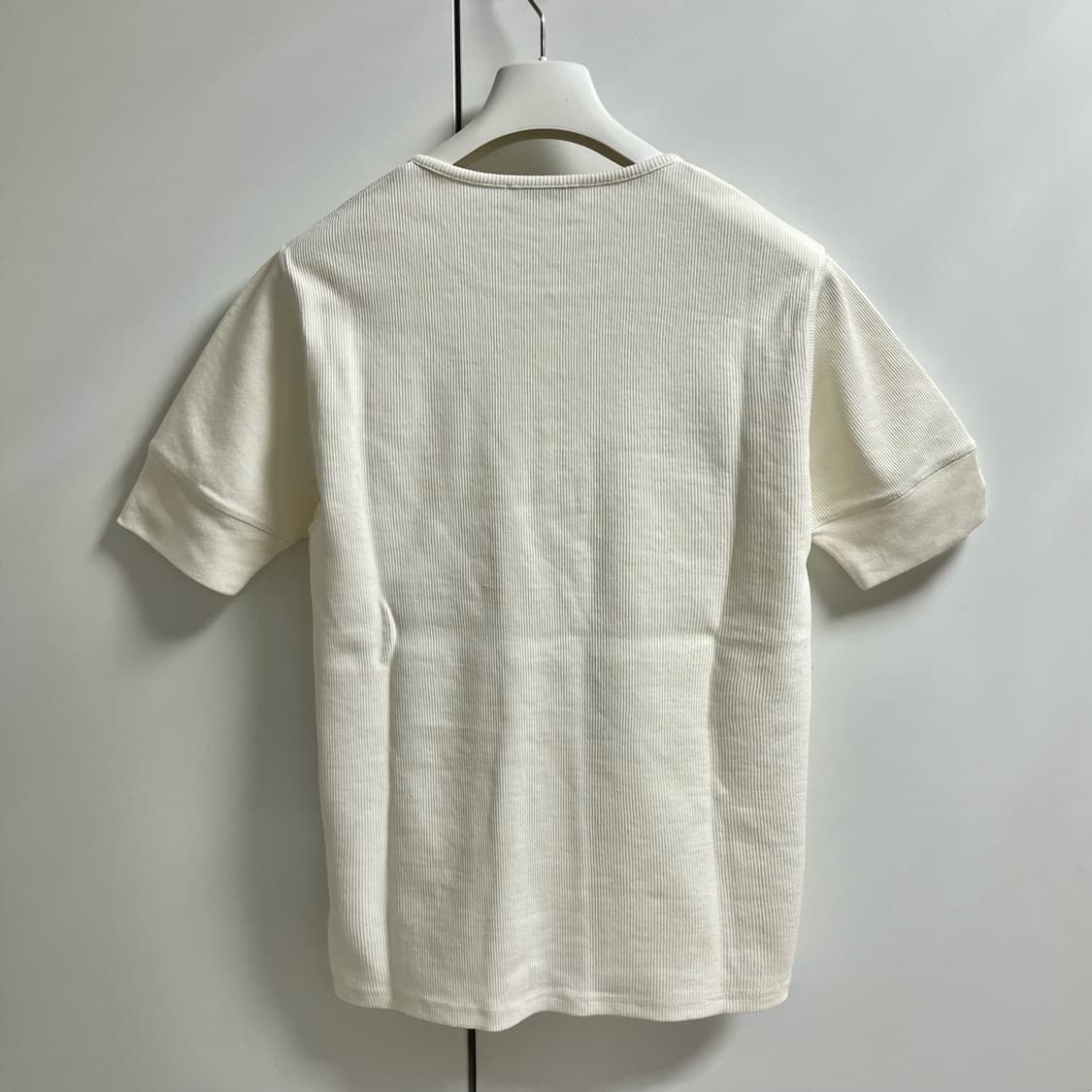 [L,XL]르메르 26ss RIB HENLEY 헨리 탑/밀크 상품이미지2