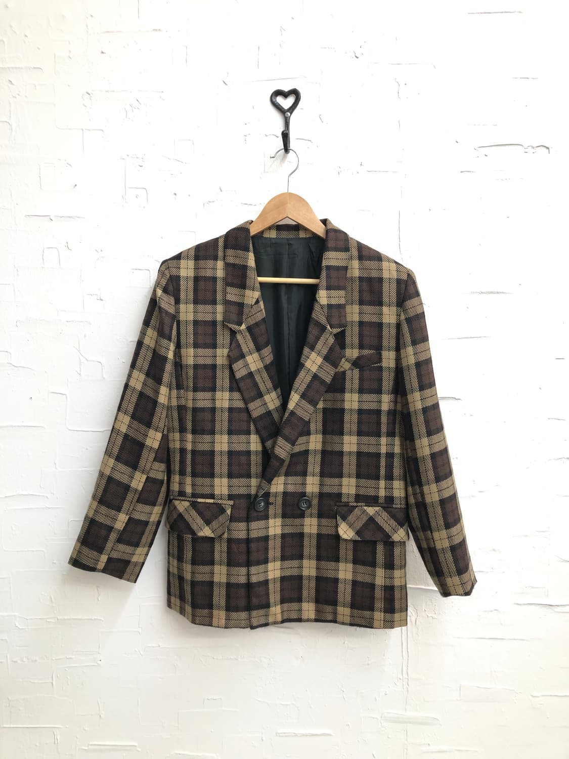 Butter check wool jacket 상품이미지5