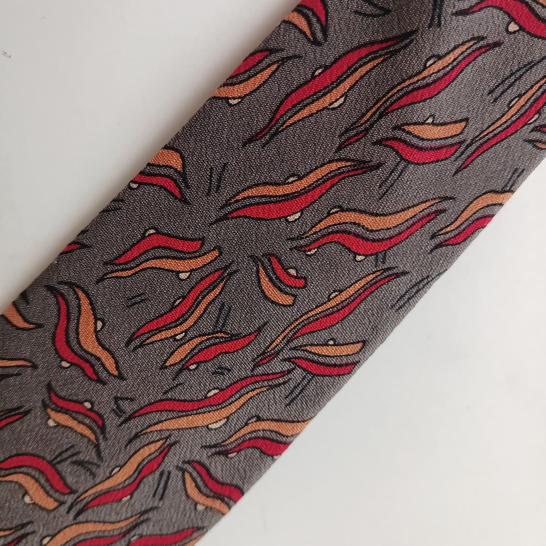 크리스찬 디올 실크 브라운 패턴 넥타이 8cm A~B등급 E838 상품이미지9
