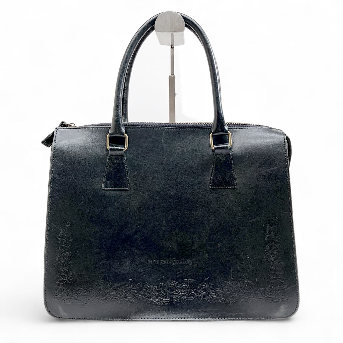 장폴고티에 90s 아카이브 뉴로즈 레더 토트백 상품이미지2