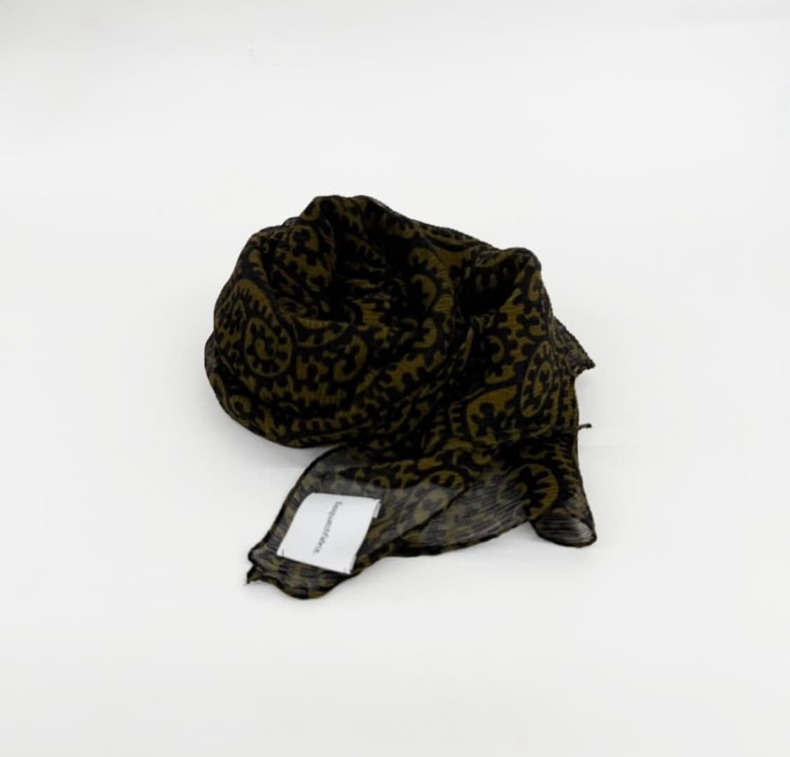 사스콰치패브릭스 패턴 스카프 상품이미지1