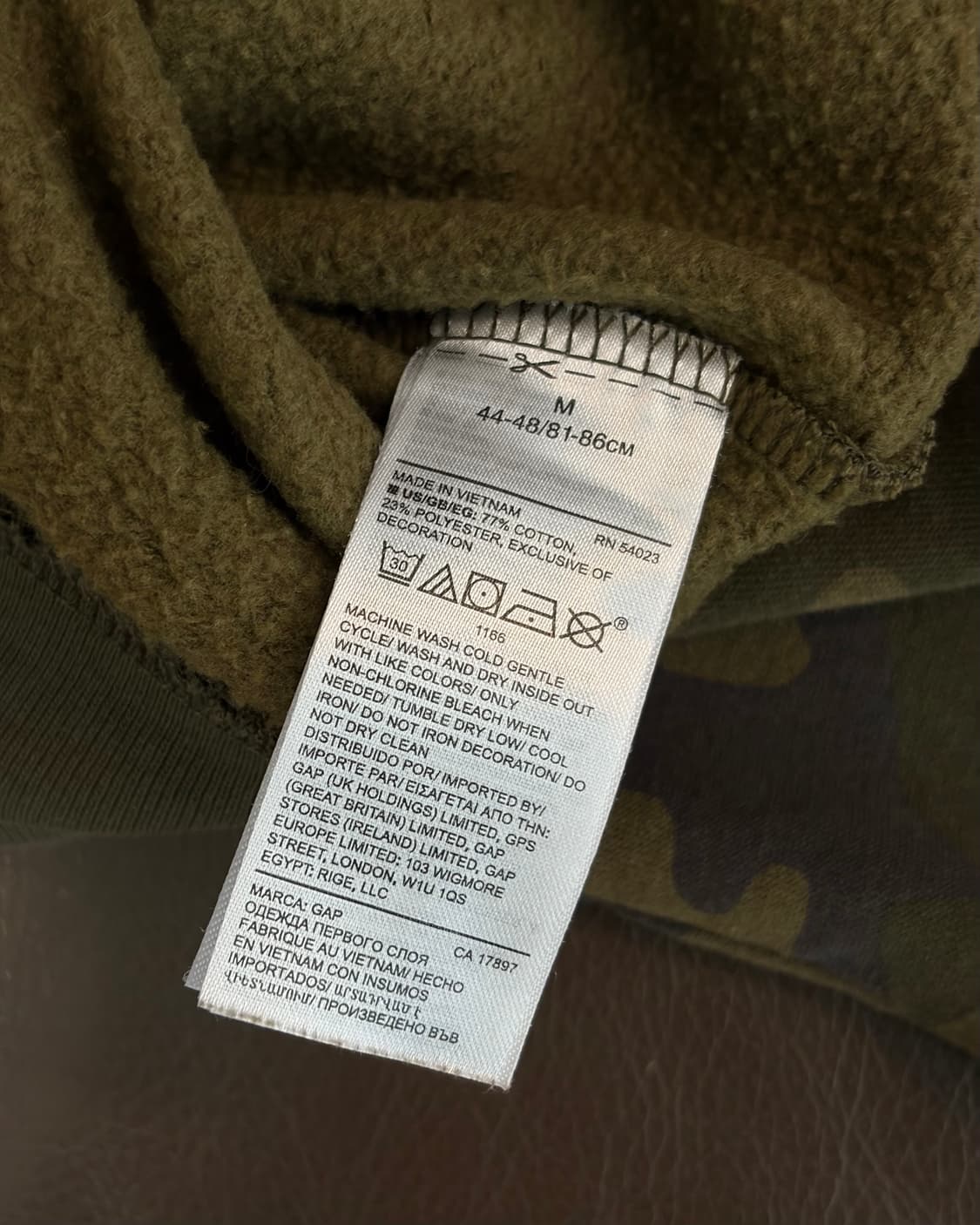 GAP Camo Pullover Hoodie 상품이미지6