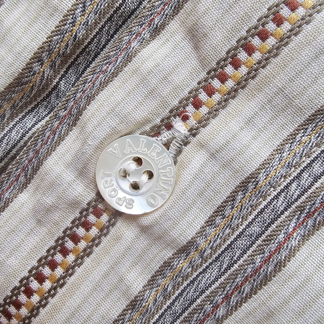 48) 발렌티노 패턴 문양 긴팔 셔츠 일본제작 M~L 100~105 상품이미지4