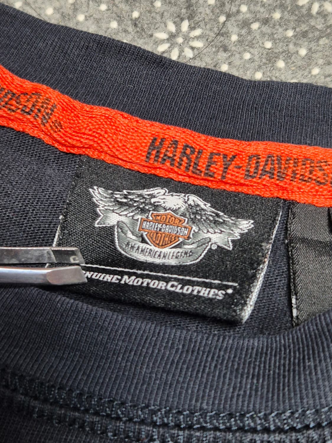 [M, 실측 L] 할리데이비슨 슬리브  -340 상품이미지3