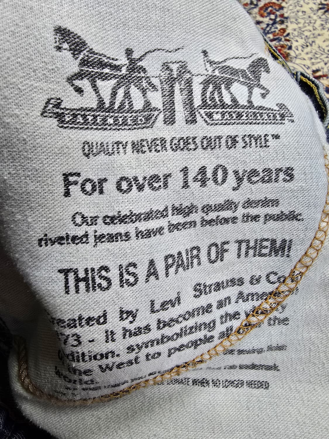 리바이스 517청바지 남성 데님팬츠  상품이미지6