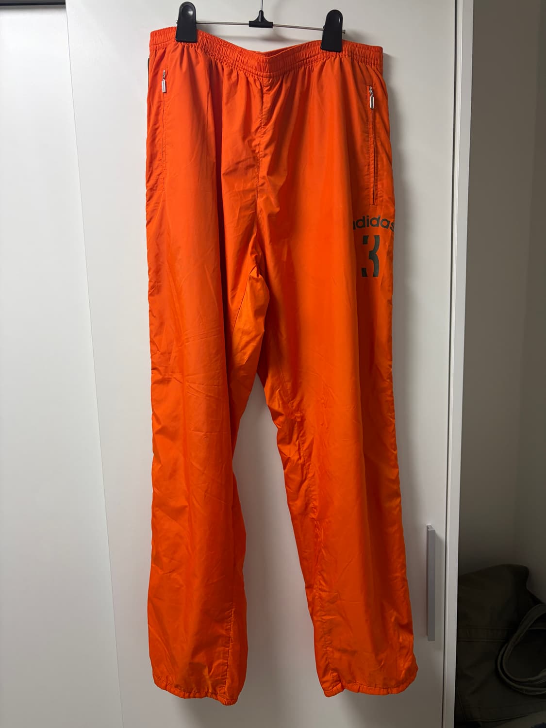 아디다스 00s 오렌지 사이드 지퍼 올드스쿨 트랙팬츠 상품이미지1