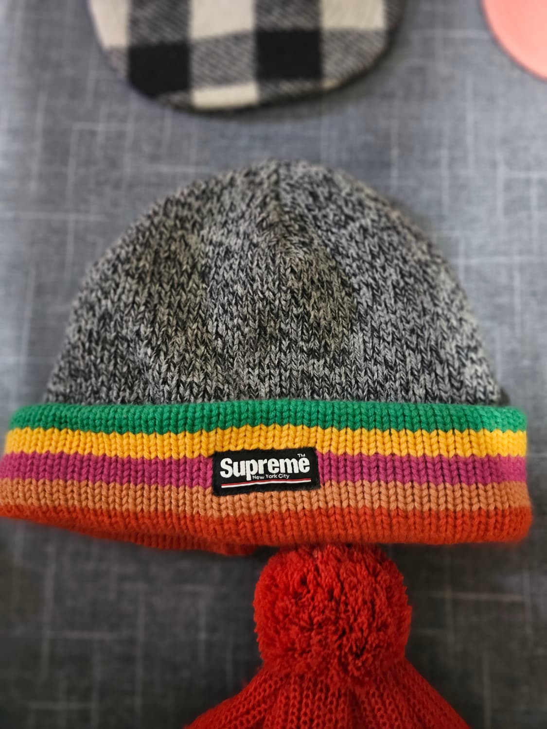 슈프림 레게느낌 비니 상품이미지1