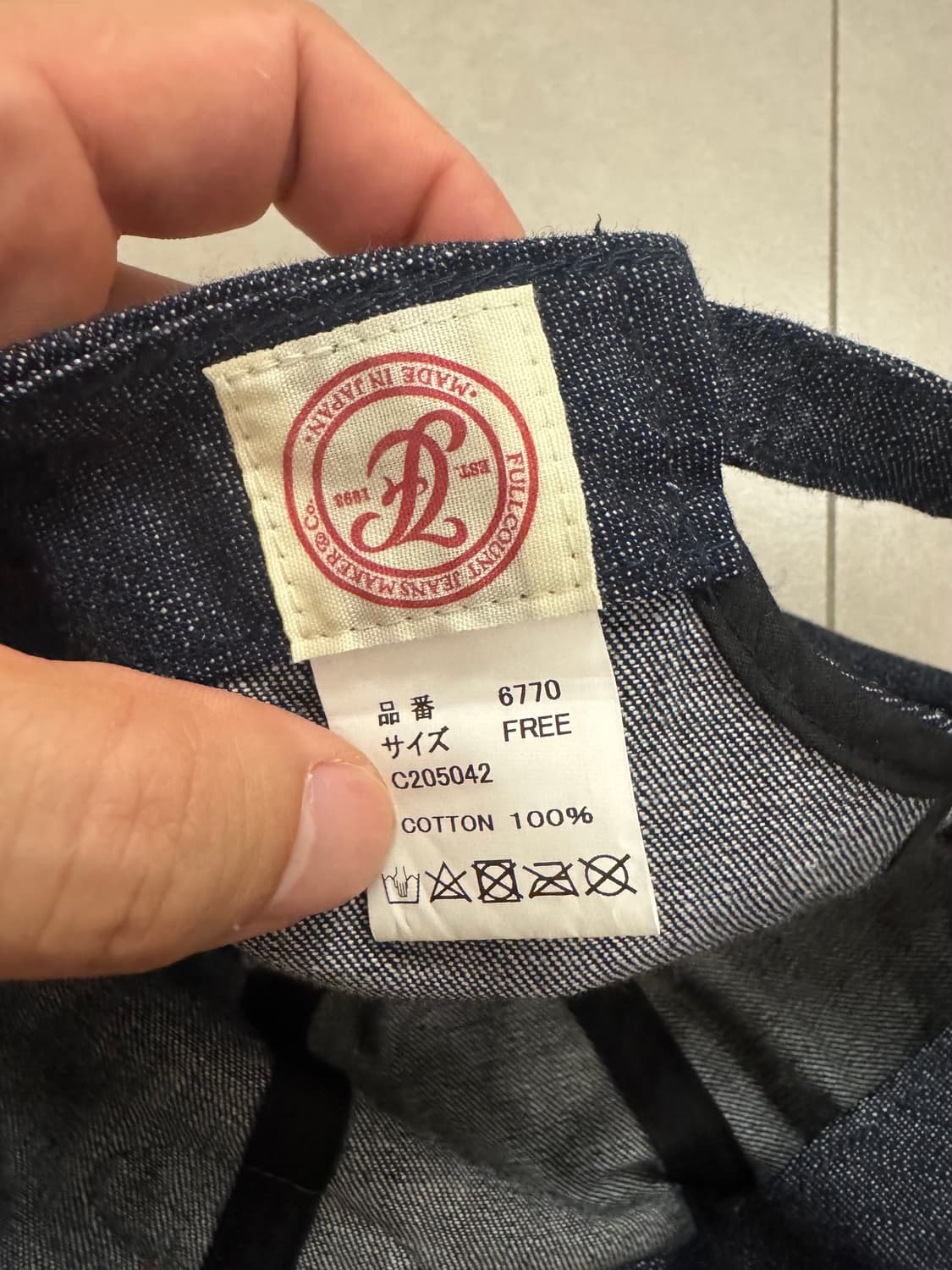 FULLCOUNT 데님 모자  상품이미지5