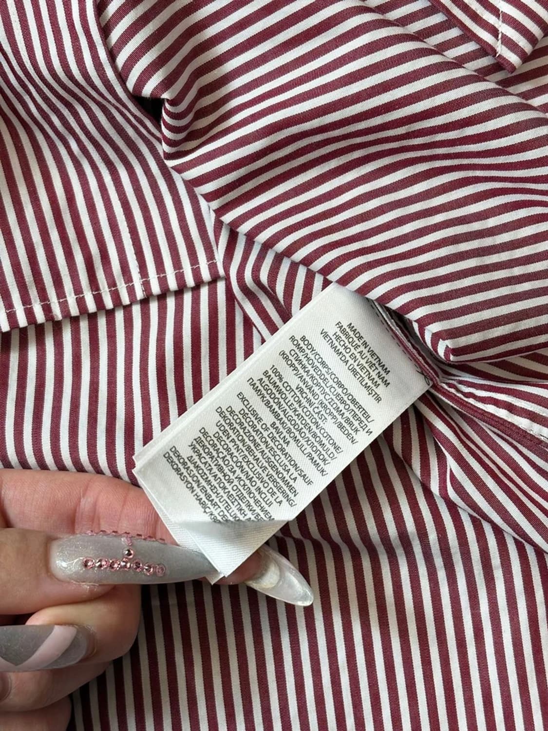 폴로 랄프로렌 큐알 스트라이프 베이직 셔츠 PN6478 상품이미지8