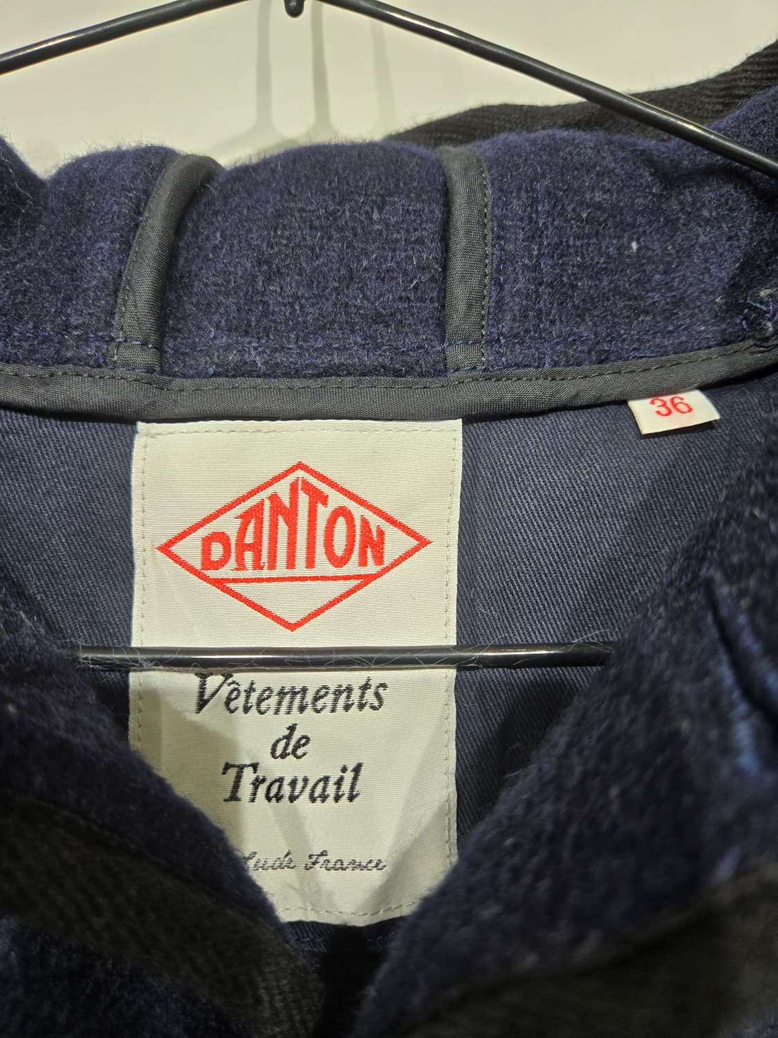 DANTON 단톤 네이비 후드 코트 상품이미지5