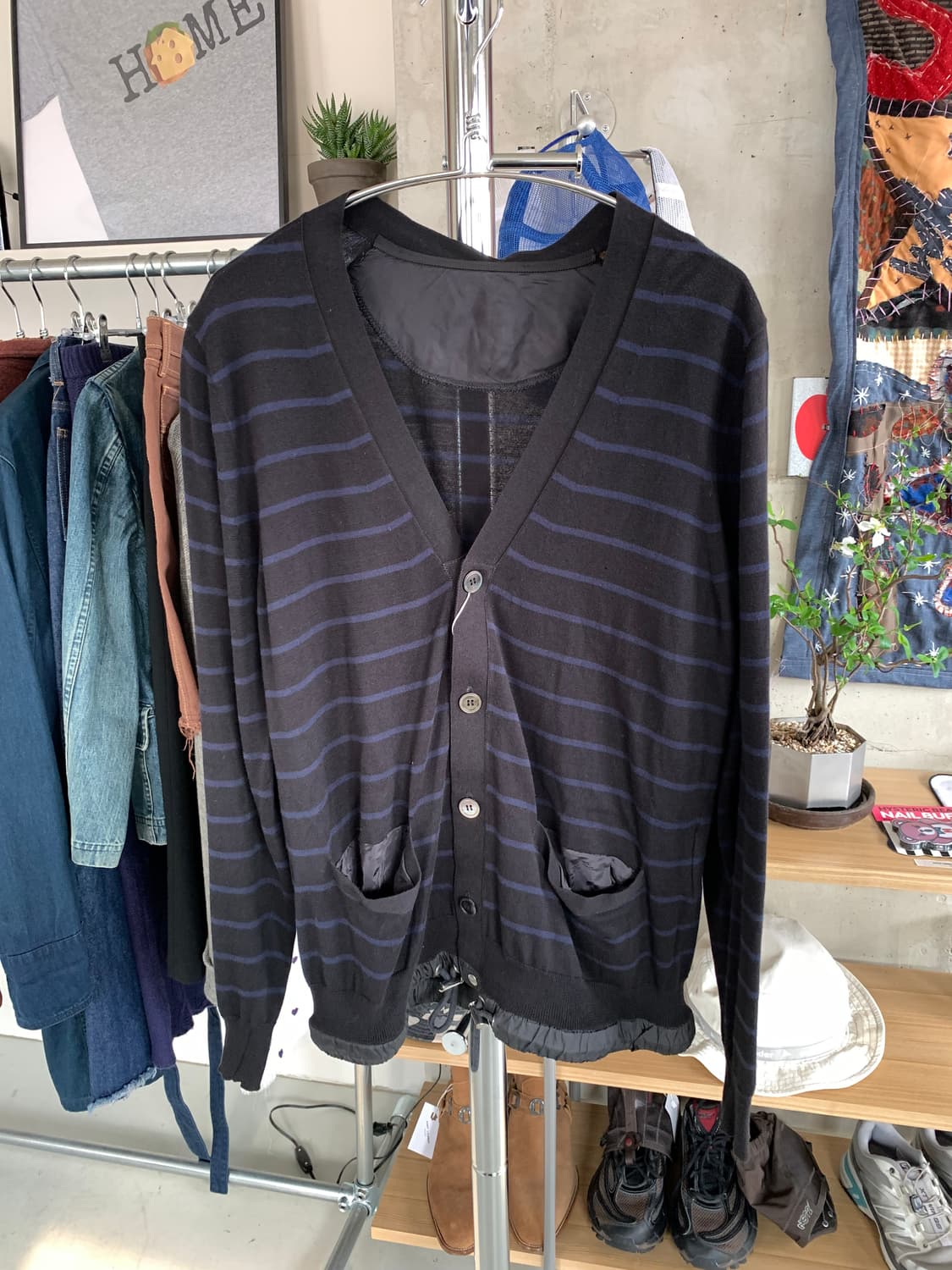 Sacai 사카이 스트라이프 가디건 상품이미지1