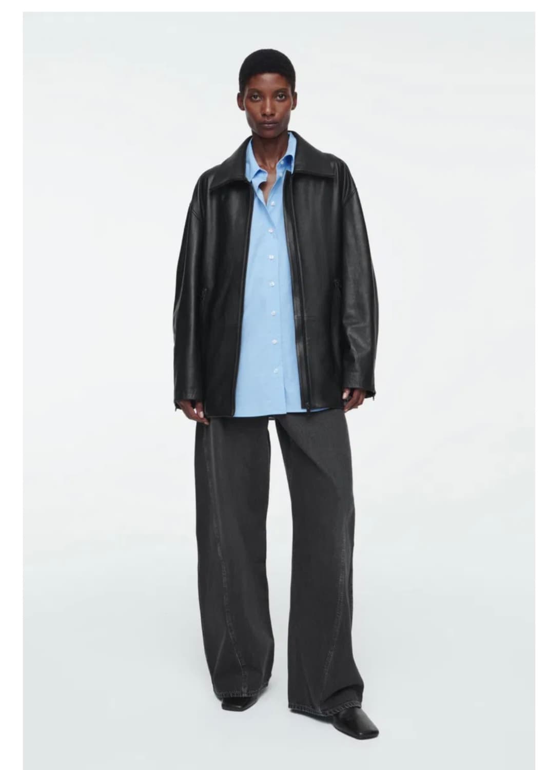 cos 가죽자켓 새상품 상품이미지4