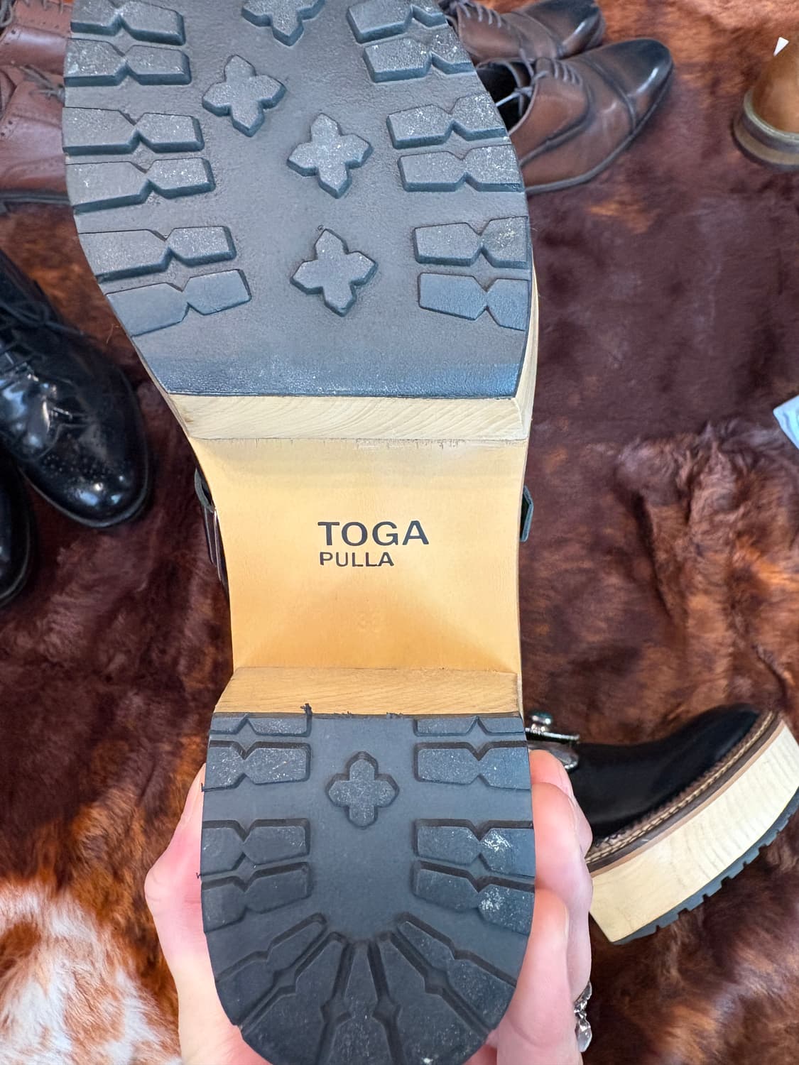 토카 풀라 우드 플렛폼 슈즈 상품이미지8