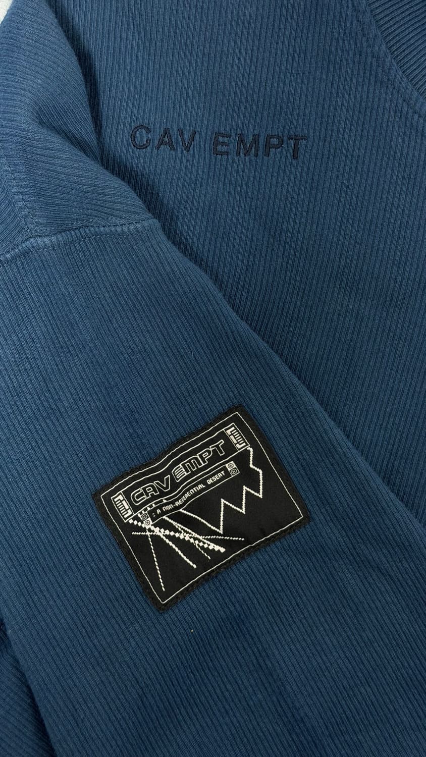 [XL]카브엠트 OVERDYE PQ OPEN MOCK NECK NAVY 상품이미지4