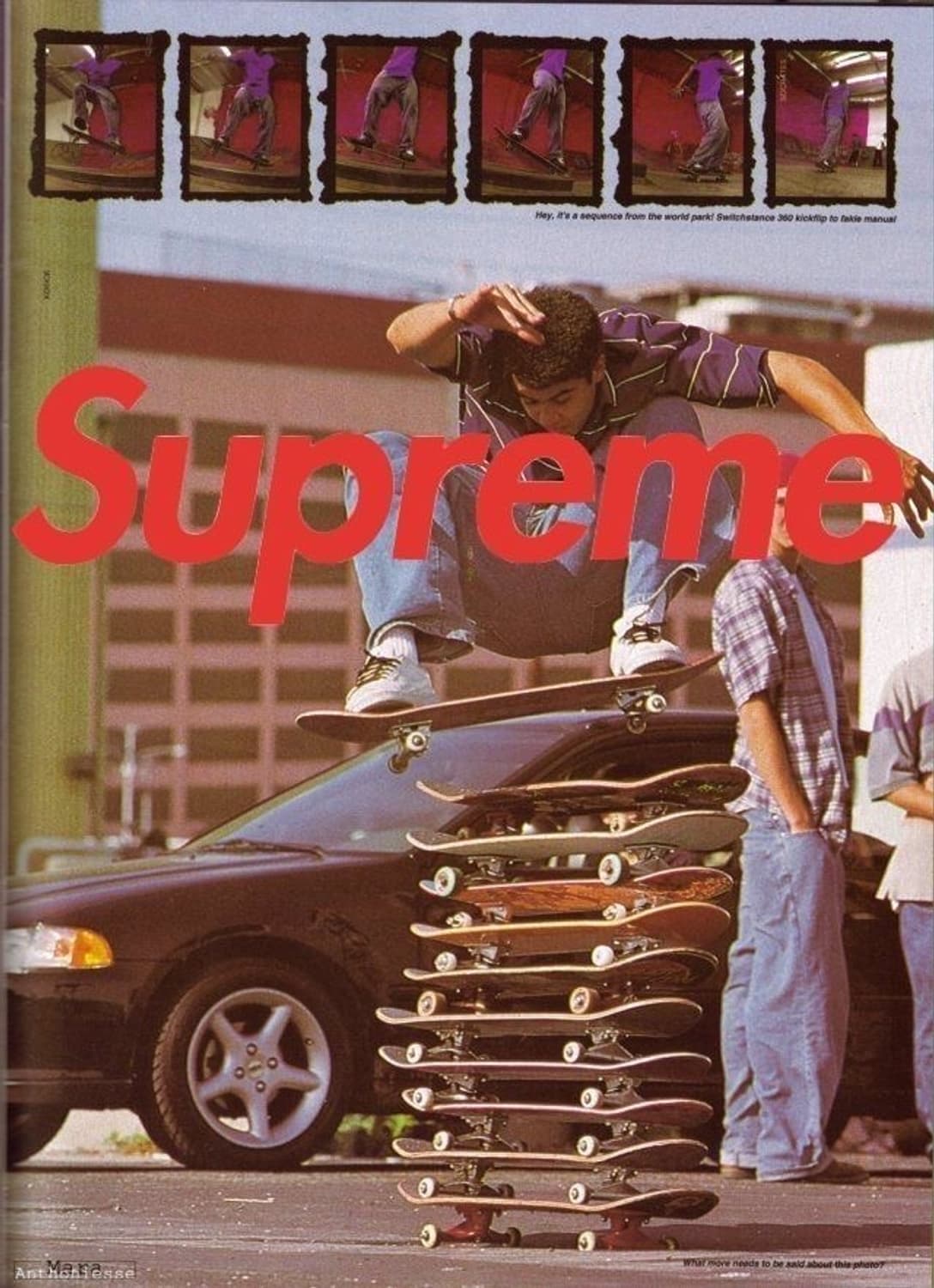 Supreme 슈프림 빅 로고 비니 헤더 그레이 상품이미지9