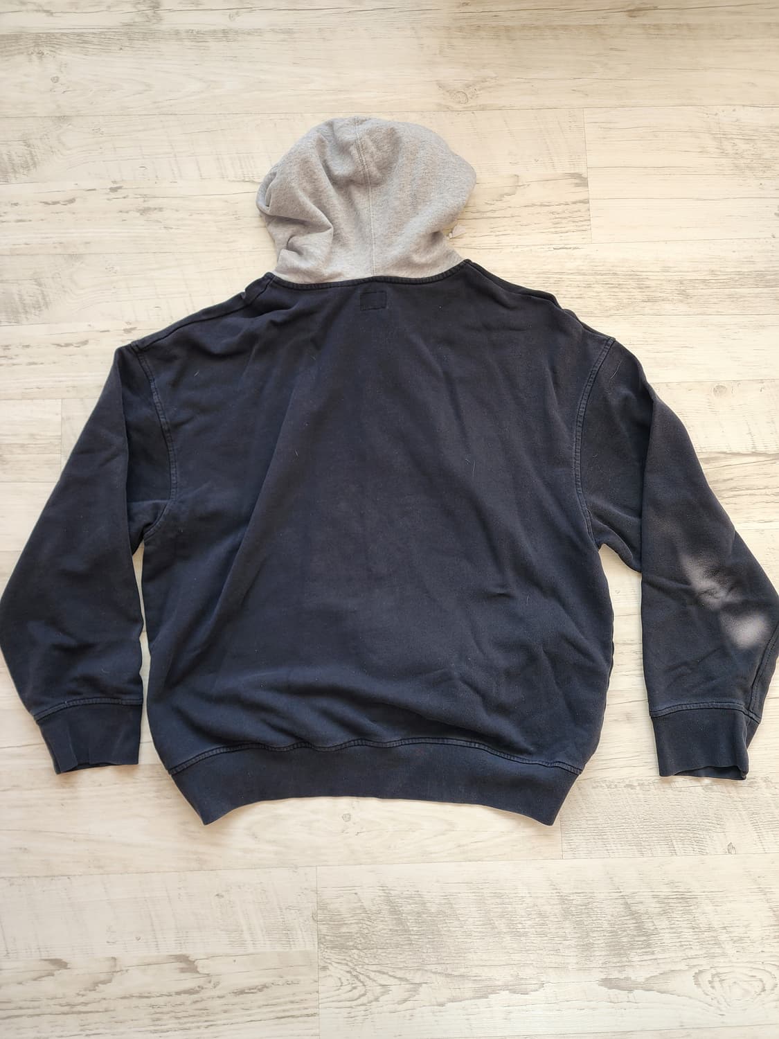 LEVIS 리바이스 블랙 그레이 후드티셔츠 하프집업 XL(100~105) 상품이미지2