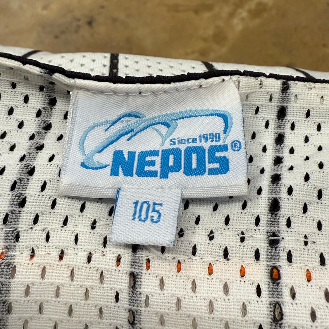 [105] 롯데 자이언츠 야구 유니폼 스트라이프 블랙 오렌지 b10 상품이미지4