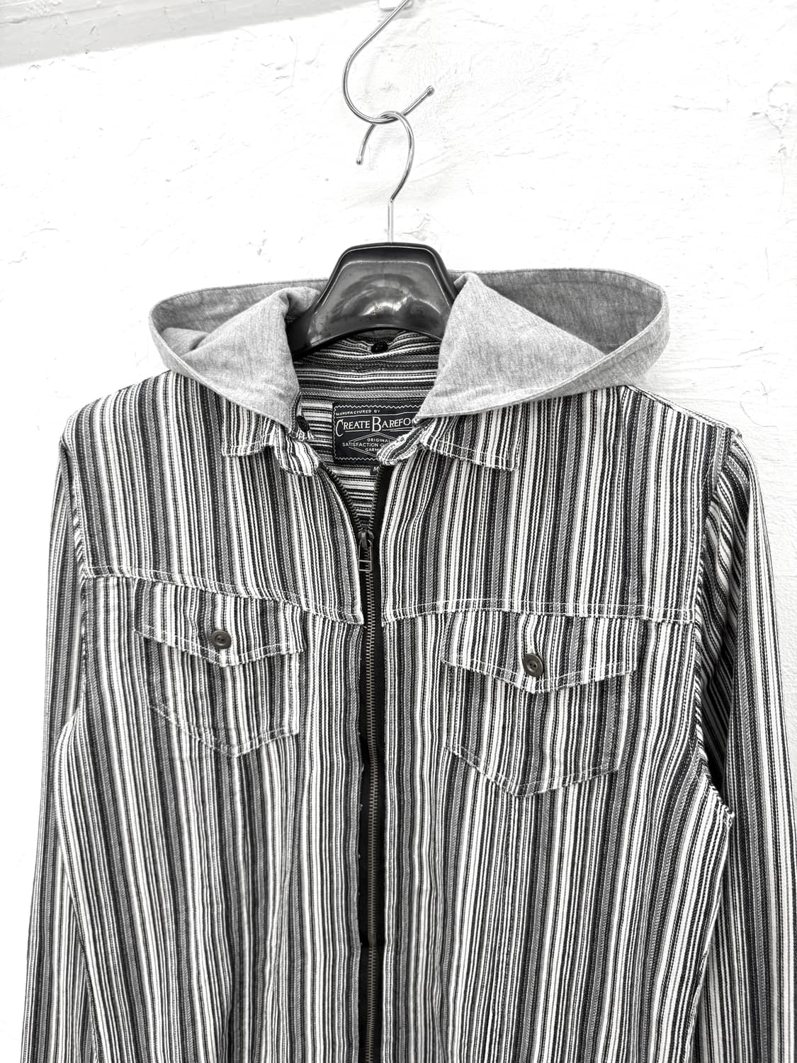 create barefoot 스트라이프 집업 자켓 상품이미지2
