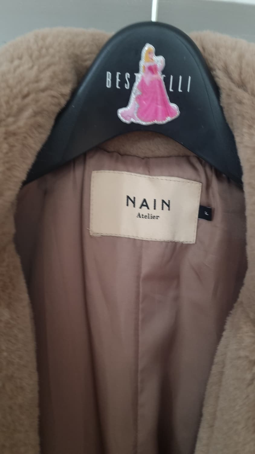 NINE atelier 루즈핏 에코퍼 코트 상품이미지6