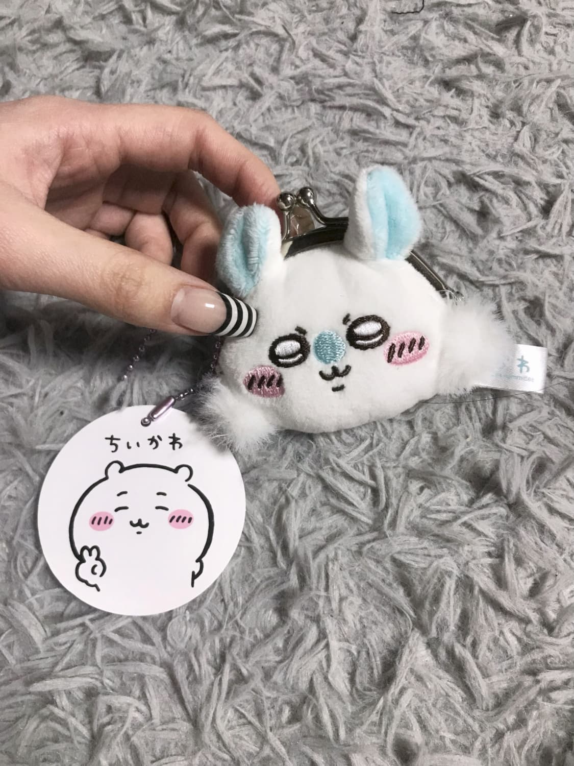 새상품 먼작귀 모몽가 하치와레 치이카와 우사기 동전지갑 키링 인형 상품이미지4