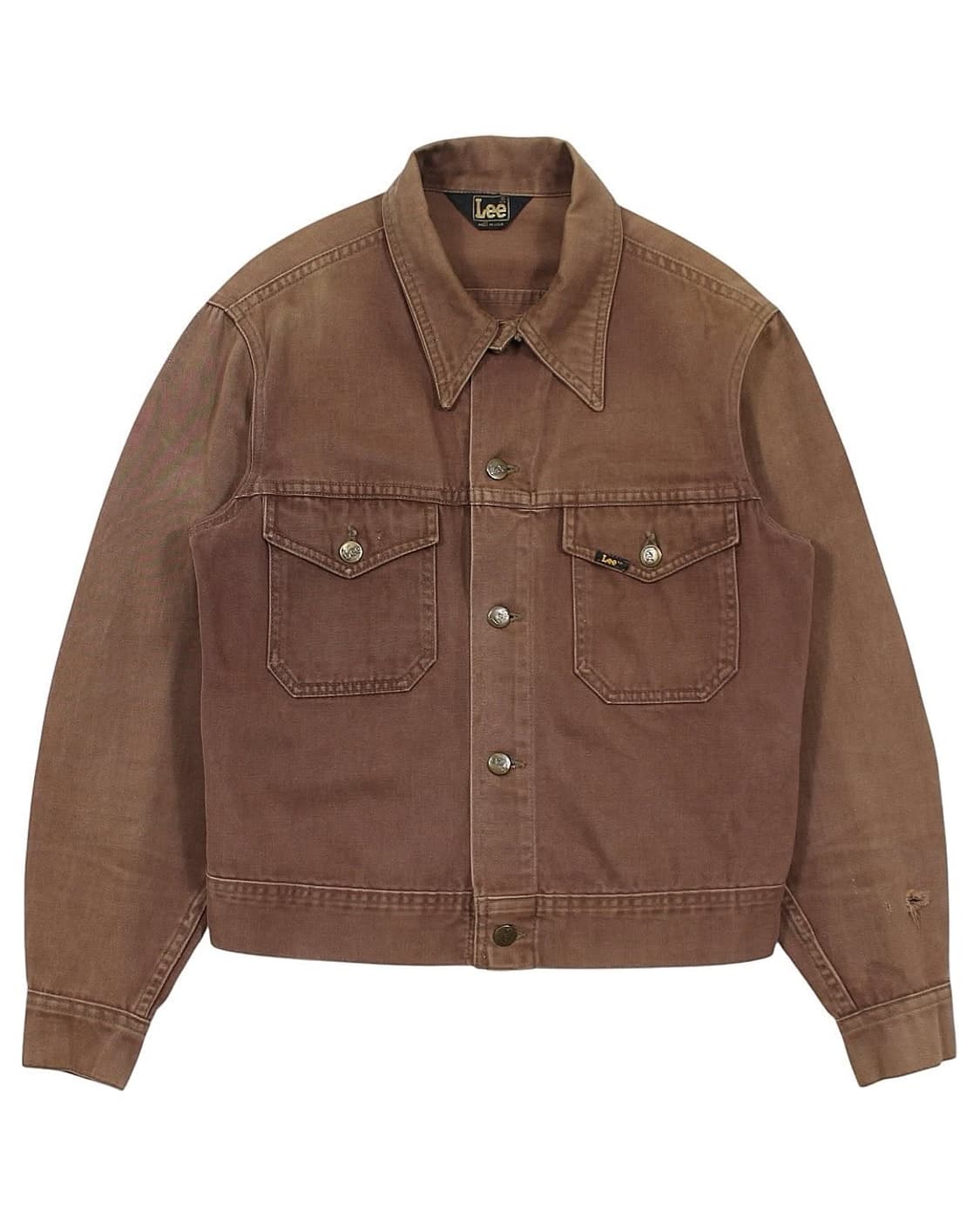 1970s USA Lee 몰스킨 트러커 자켓 리 빈티지 미국제 상품이미지1