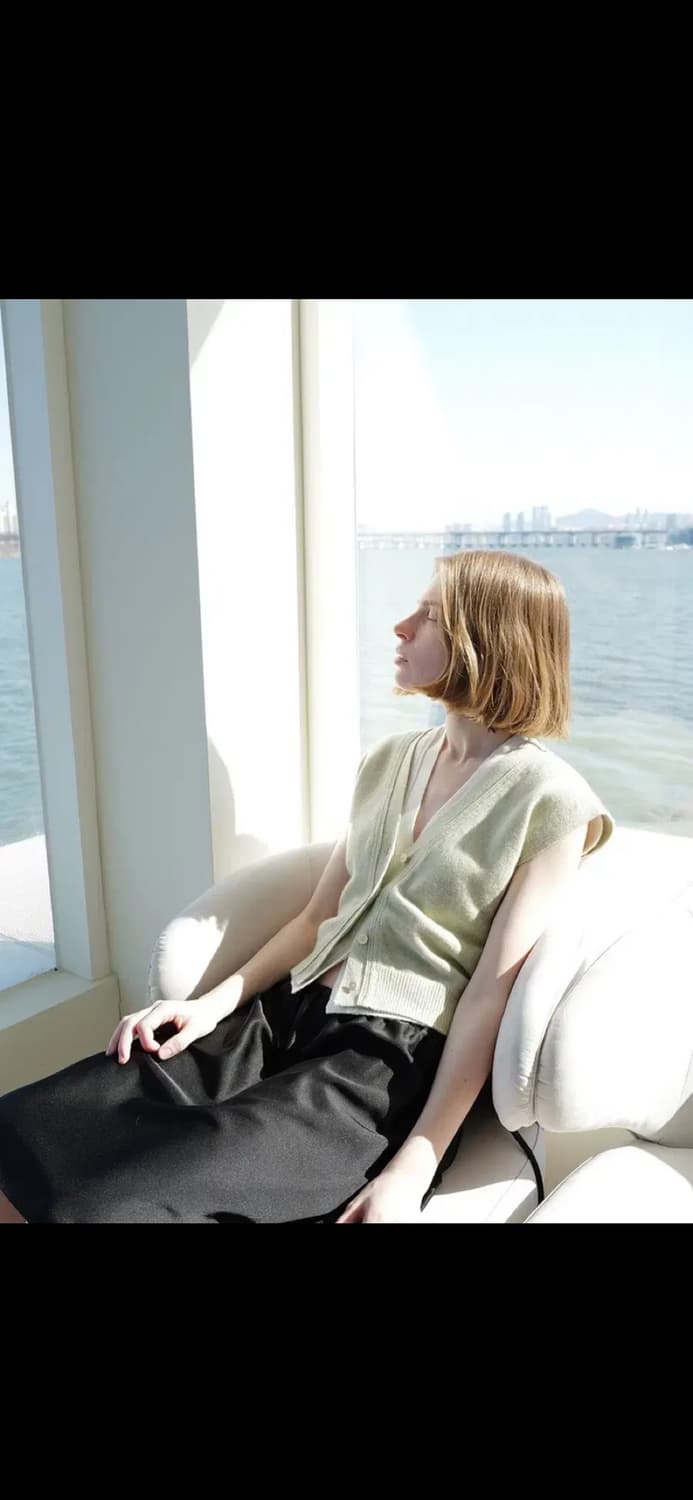 LE17SEPTEMBRE 캐시미어 블렌드 베스트 니트조끼 르917 상품이미지3