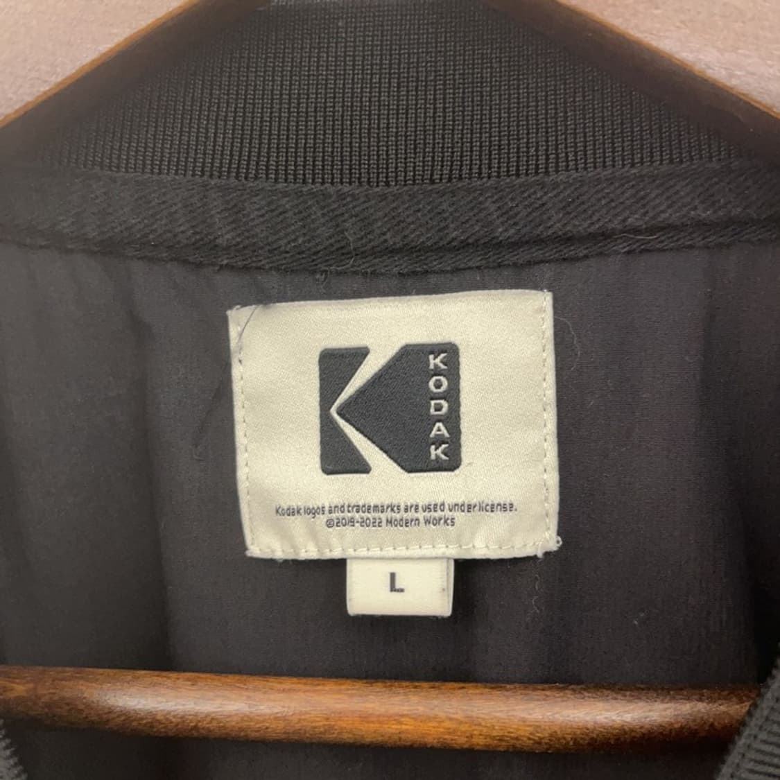 코닥 레트로 컬러 배색 바람막이 웜업 맨투맨 L C08165 상품이미지5