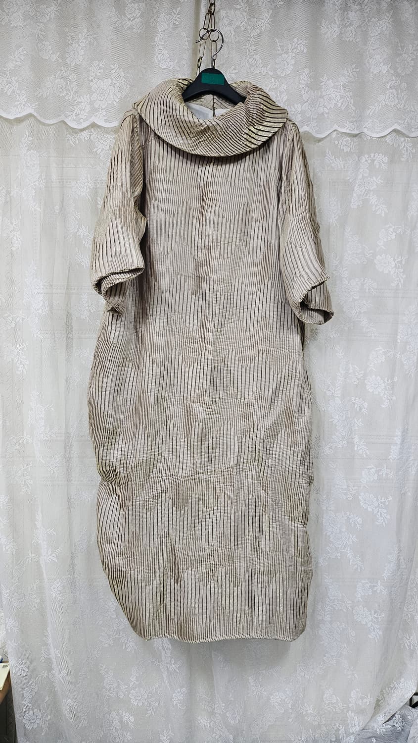 주름 롤넥 롱원피스  상품이미지2