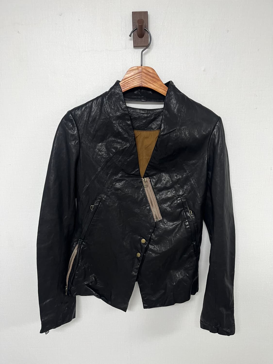 [o/s] 코르티스st 빈티지 램스킨 가죽자켓 상품이미지1